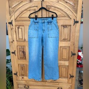 YOGA JEANS High Rise Wide Leg Jeans